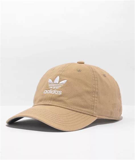 cheap adidas hats|Adidas relaxed hat tan.